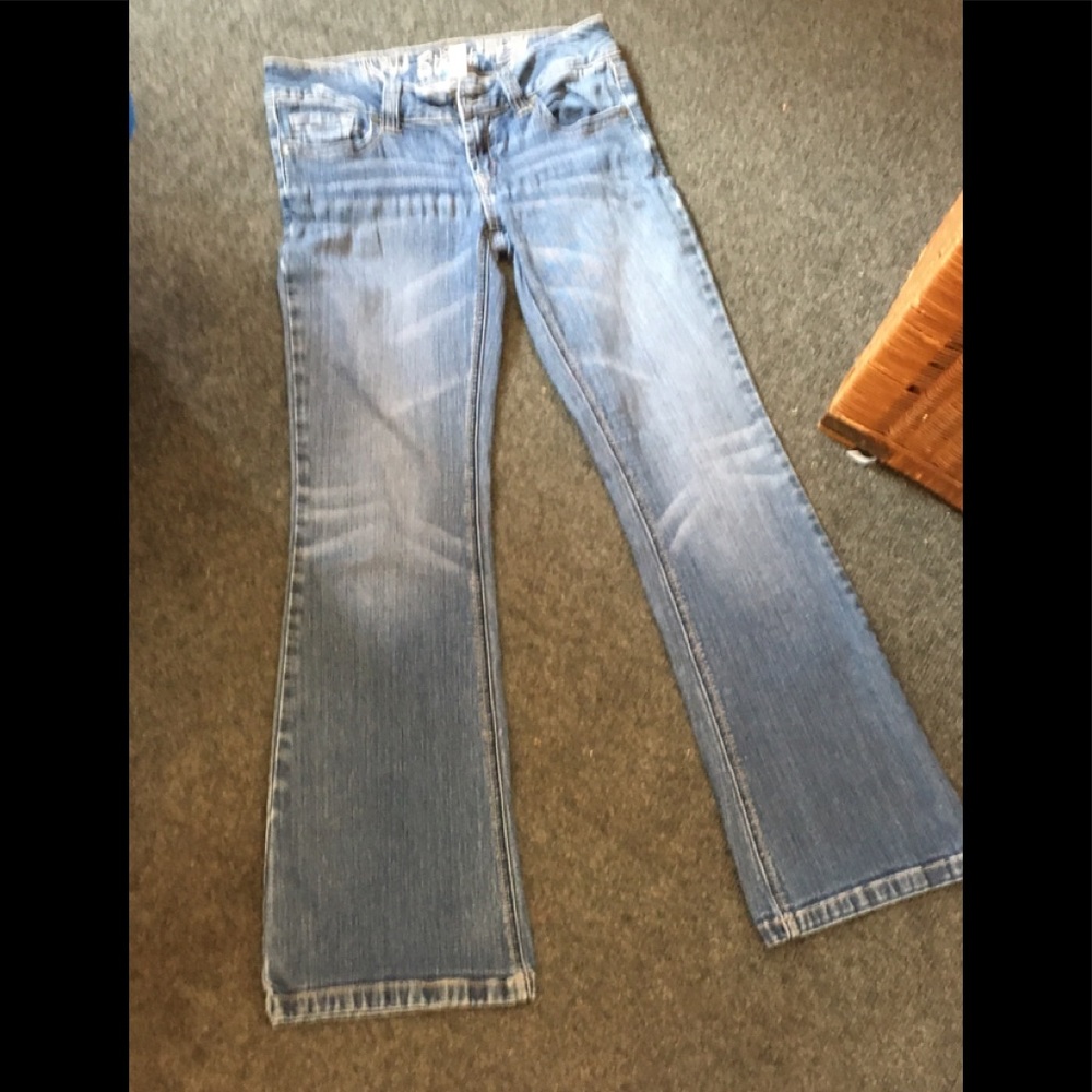 Refuge Pop Starlet Flare Jeans Size 6R